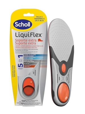 Dr scholl liquiflex plantillas soporte extra talla s 1 par