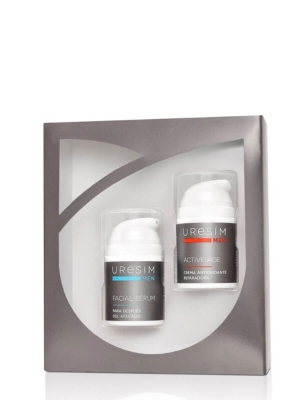 Uresim men pack serum facial + crema antioxidante