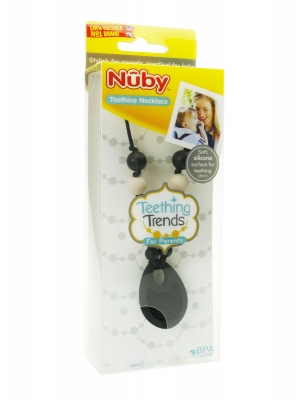 Nuby colgante mordedor de silicona
