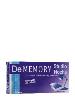 Dememory studio noche 30 cápsulas