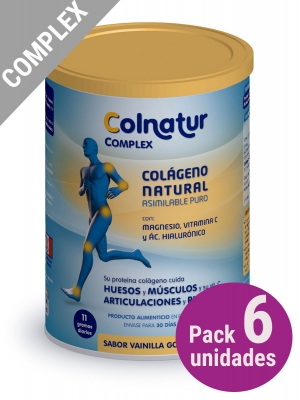 Pack 6 unidades colnatur complex vainilla gourmet