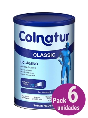 Pack 6 unidades colnatur classic neutro 300 gramos