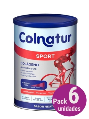 Pack 6 unidades colnatur sport neutro