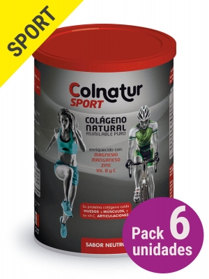 Pack 6 unidades colnatur® sport neutro