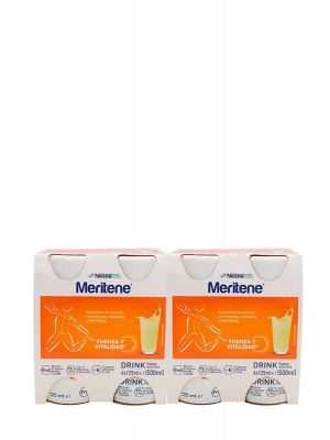 Meritene drink duplo sabor vainilla 8x125ml