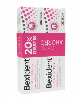 Bexident pasta dientes sensibles duplo 2x75 ml