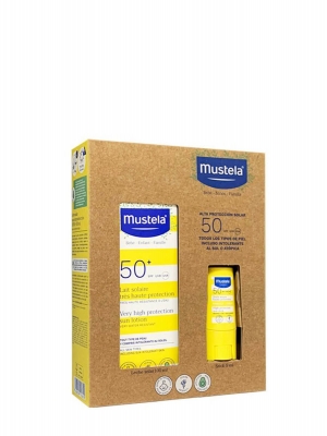 Mustela pack leche solar + stick solar spf50