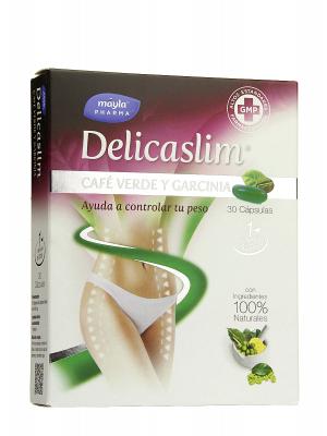 Delicaslim café verde y garcinia 30 cápsulas.