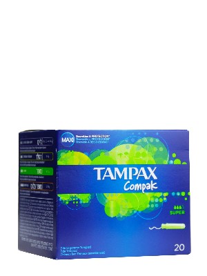 Tampax compak super 20 unidades