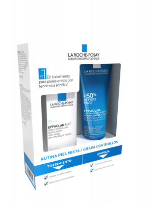 La roche pack effaclar mat+ gel mussant