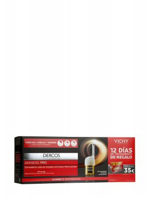 Dercos aminexil pro vichy pack 2 u hombre + 12 días tratamiento gratis