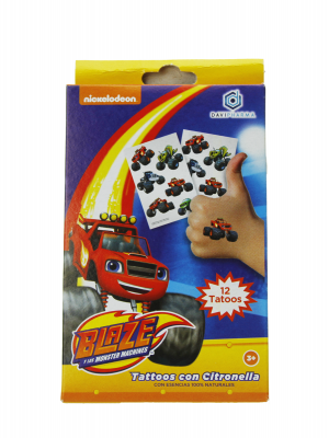 Tatuajes con citronela blaze 12 unidades
