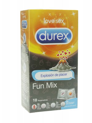 Durex preservativos fun mix 10 unidades