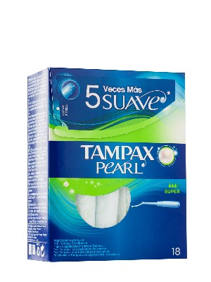 Tampax pearl super 18 unidades