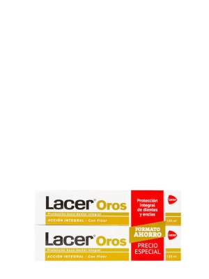 Lacer oros duplo pasta dental 2x125ml