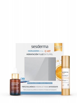 Sesderma pack c vit crema gel 50ml + hidraderm hyal sérum 30ml