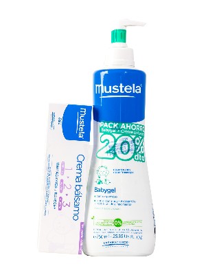 Mustela dermolimpiador 750ml + balsamo 100 20%