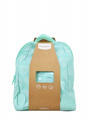 Mustela mochila verde vuelta al cole