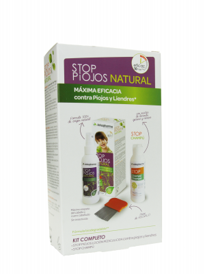 Kit completo stop piojos natural loción y champú