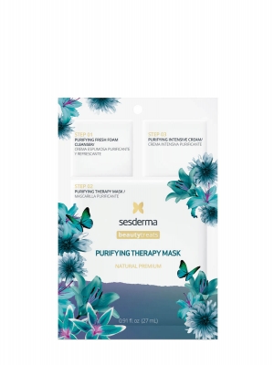 Sesderma purifying mascarilla facial 3 pasos 1 sobre 27ml