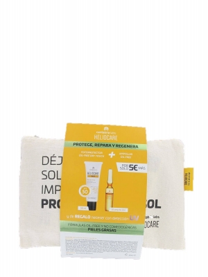 Heliocare pack heliocare 360 gel oil free + endocare c oil-free ampollas