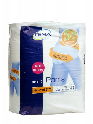 Tena pants normal talla l 10 unidades