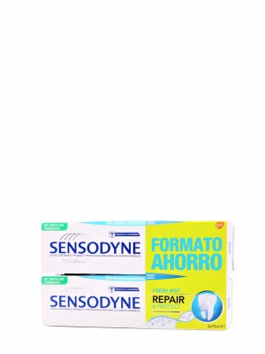 Sensodyne duplo repair&protect fresh mint 2x75ml