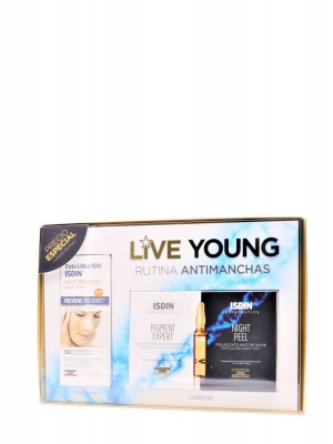 Isdin pack spot prevent+ampollas pigment expert y night peel