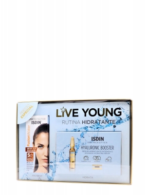 Isdin pack fusion water + ampollas hyaloronic booster