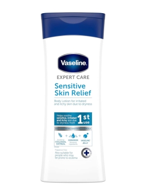 Vaseline expert care sensitive skin relief loción corporal 400ml