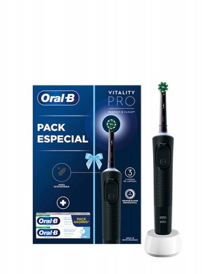 Oral b vitality pro cepillo eléctrico + 2 pastas de dientes