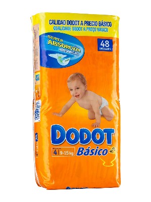 Dodot basico t4 44 unidades