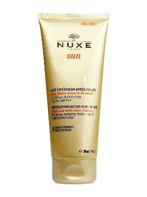 Leche refrescante para después del sol nuxe 200ml.