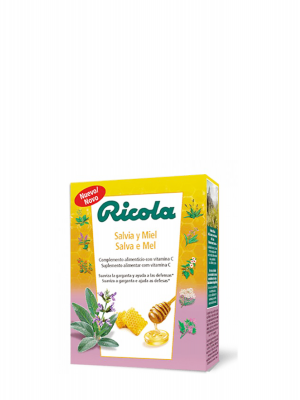 Ricola caramelo salvia y miel
