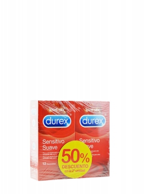 Durex duplo preservativos sensitivo suave 2x12 unidades