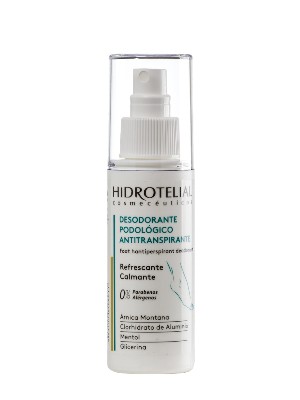 Hidrotelial desodorante pie cansado recalentado