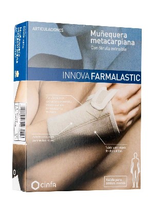 Farmalastic muñequera férula metacarpiana talla mediana  16-18 cm