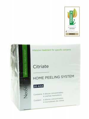 Neostrata citriate home peeling system 4 discos y 4 cremas monodosis