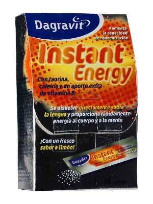 Dagravit instant energy 16 sobres granulados