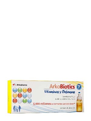 Vitaminas y defensas para niños arkoprobiotic, 7 dosis
