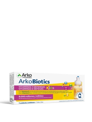 Arkopharma arkobiotics vitaminas y defensas para niños 7 dosis