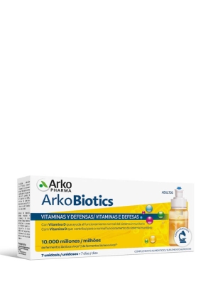 Arkopharma arkobiotics vitaminas y defensas para adultos 7 dosis