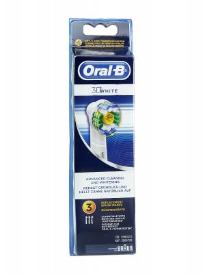 Oral b 3d white recambio de cepillo eléctrico 3 unidades