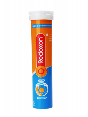 Redoxon extra defensas sabor naranja 15 comprimidos efervescentes