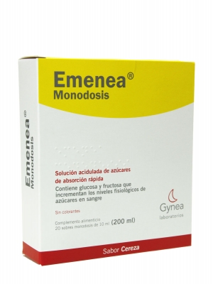 Emenea monodosis cereza 20 sobres 10 ml