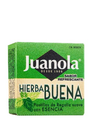 Juanola pastillas con esencia de hierbabuena