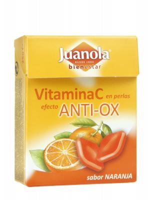 Juanola perlas de naranja con vitamina c 25 gr