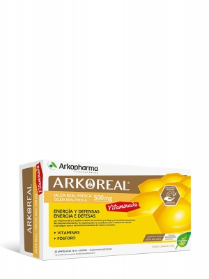 Arkopharma arkoreal jalea real vitaminada 500 mg 20 ampollas