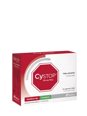 Deiters cystop 135 mgs pacs 30 cápsulas