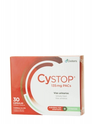 Deiters cystop 135 mgs pacs 30 cápsulas